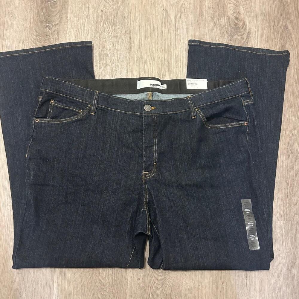 Sonoma dark wash bootcut jeans